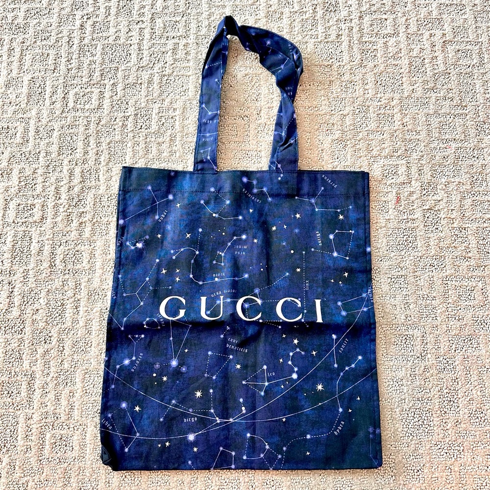 Gucci Reusable Tote Bag Starry Night